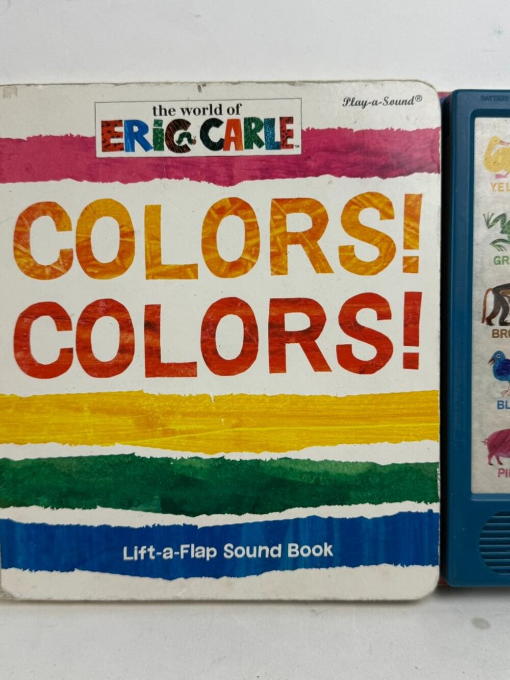 The World of Eric Carle COLORS! COLORS! Lift a Flap Sound Book Toddler Flaws